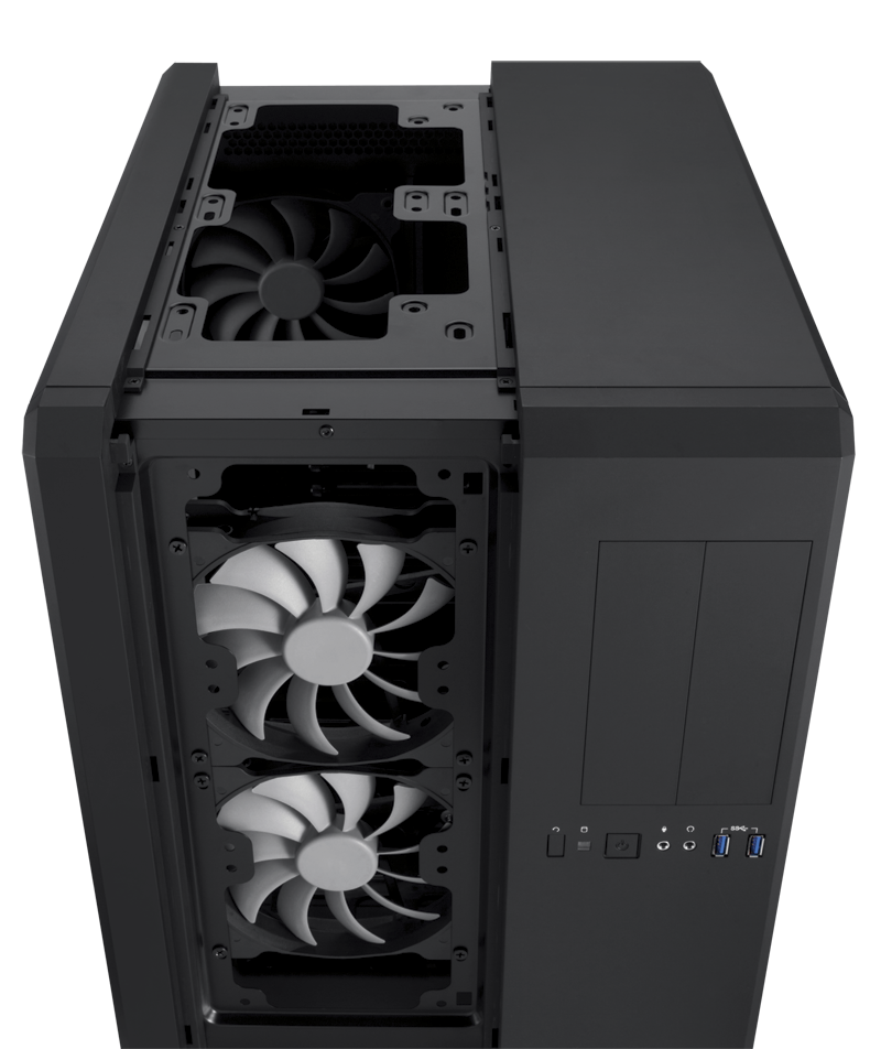 detail air540 top radiator